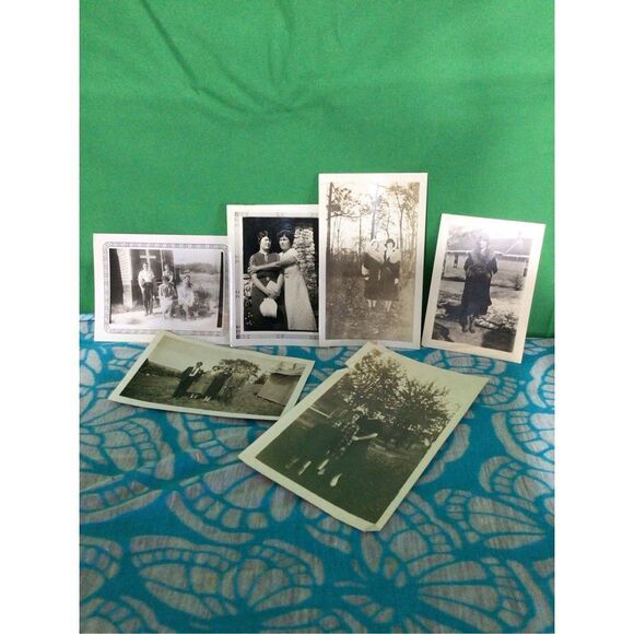 Antique Bundle of Photos Snapshots Early 1900 Black & White 6 PC - Picture 16 of 16